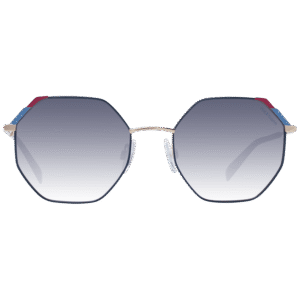 Ana Hickmann Sonnenbrille HI3168 5406A – Frontansicht mit Metall Rahmen und Blau Gläsern