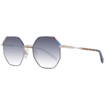 Ana Hickmann Geometric Sonnenbrille HI3168 5406A in Blau – 45° Seitenansicht