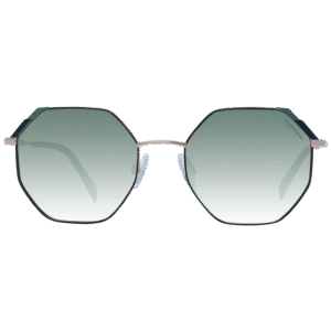 Ana Hickmann Sonnenbrille HI3168 5409A – Frontansicht mit Metall Rahmen und Grün Gläsern