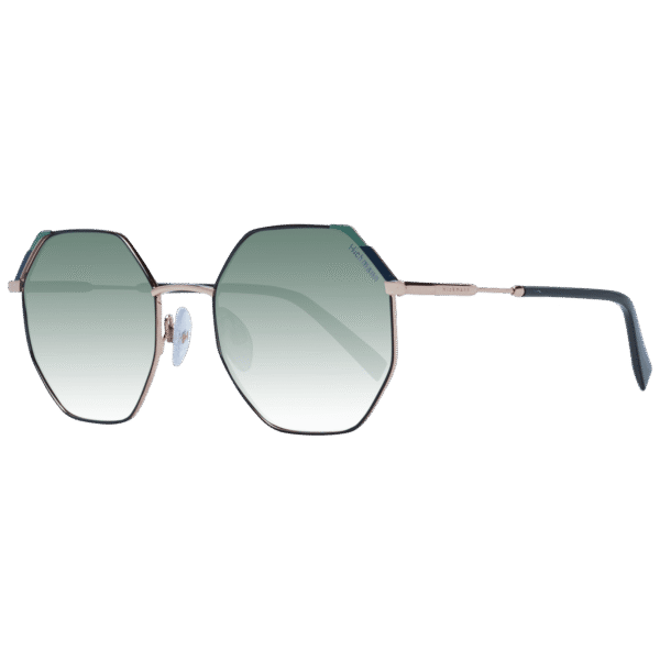 Ana Hickmann Geometric Sonnenbrille HI3168 5409A in Schwarz – 45° Seitenansicht