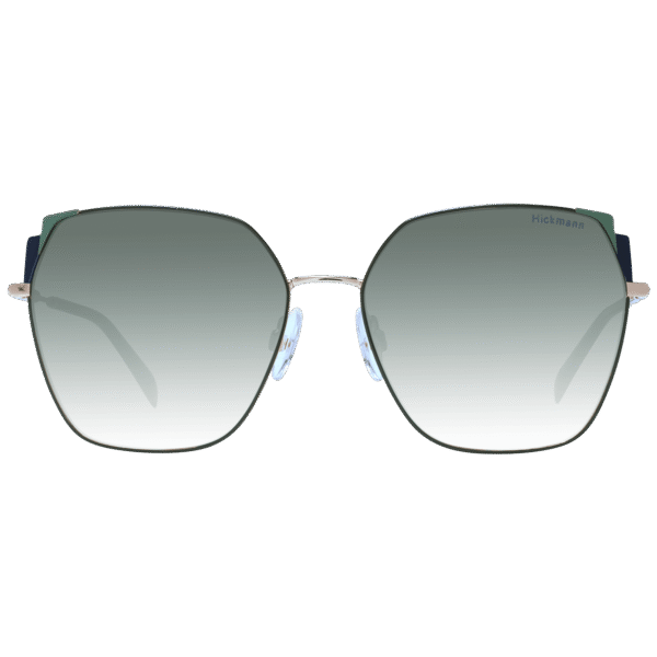 Ana Hickmann Sonnenbrille HI3169 5809A – Frontansicht mit Metall Rahmen und Grün Gläsern
