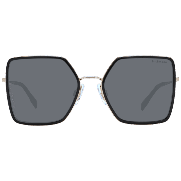 Ana Hickmann Sonnenbrille HI3171 56A01 – Frontansicht mit Metall Rahmen und Grau Gläsern