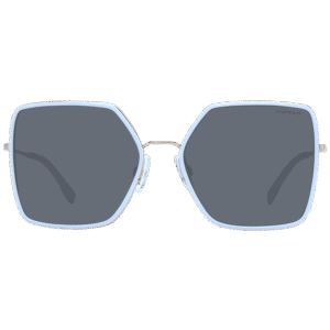 Ana Hickmann Sonnenbrille HI3171 56D01 – Frontansicht mit Metall Rahmen und Grau Gläsern