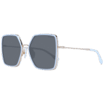 Ana Hickmann Quadrat Sonnenbrille HI3171 56D01 in Weiß – 45° Seitenansicht