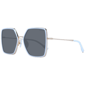 Ana Hickmann Quadrat Sonnenbrille HI3171 56D01 in Weiß – 45° Seitenansicht