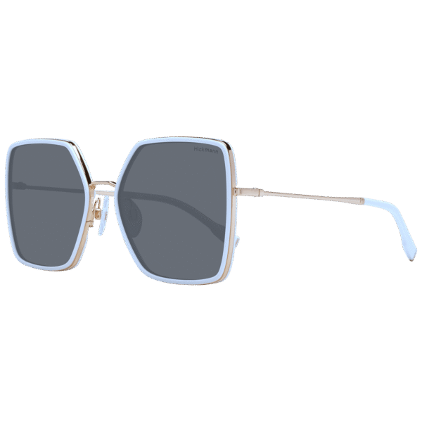 Ana Hickmann Sonnenbrille HI3171 56D01 – 45° Seitenansicht Ana Hickmann Quadrat Sonnenbrille HI3171 56D01 in Weiß – 45° Seitenansicht
