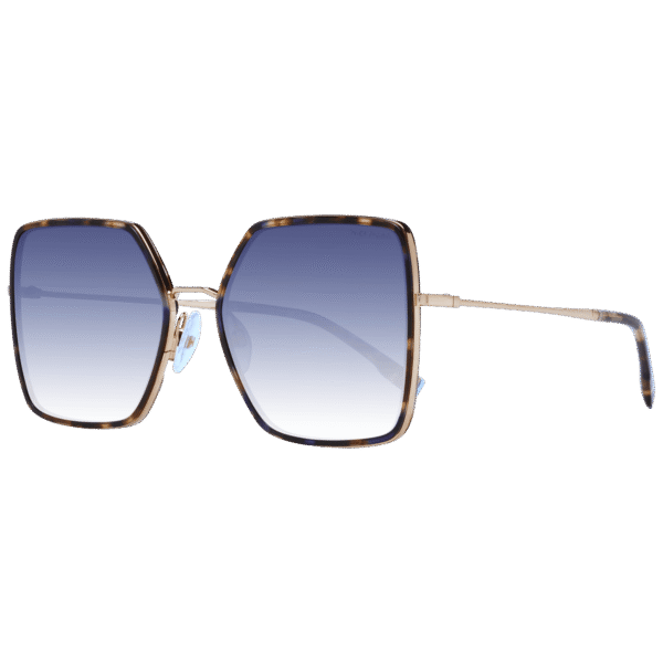 Ana Hickmann Quadrat Sonnenbrille HI3171 56G21 in Braun – 45° Seitenansicht