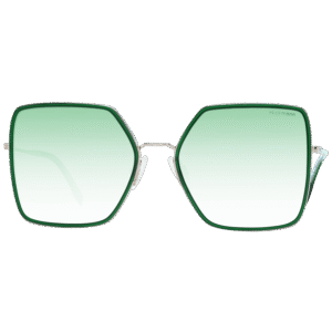 Ana Hickmann Sonnenbrille HI3171 56H01 – Frontansicht mit Metall Rahmen und Grün Gläsern