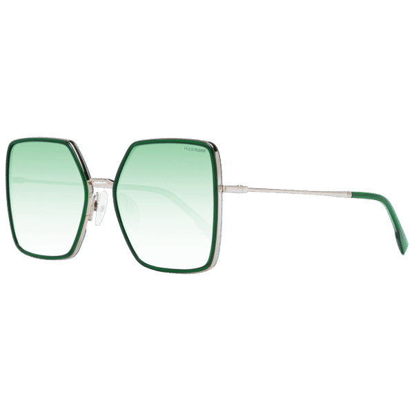 Ana Hickmann Quadrat Sonnenbrille HI3171 56H01 in Grün – 45° Seitenansicht