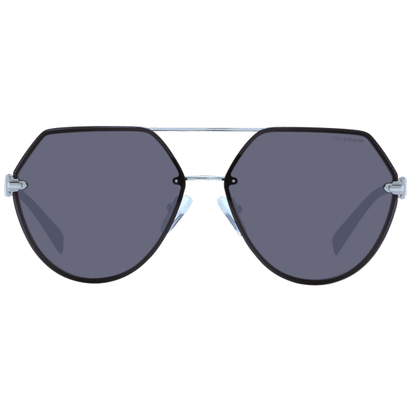 Ana Hickmann Sonnenbrille HI3180 6303A – Frontansicht mit Metall Rahmen und Grau Gläsern