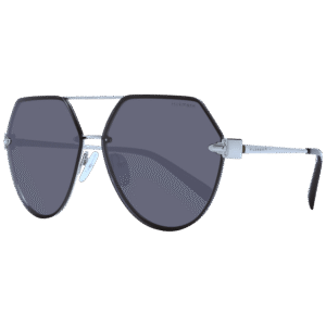 Ana Hickmann Pilotenbrille Sonnenbrille HI3180 6303A in Silber – 45° Seitenansicht