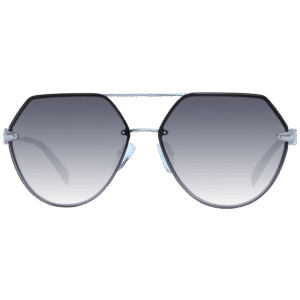 Ana Hickmann Sonnenbrille HI3180 6303B – Frontansicht mit Metall Rahmen und Grau Gläsern