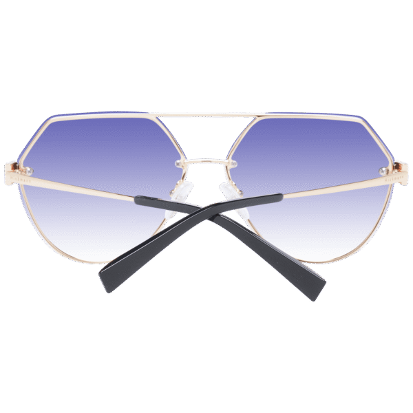 Rückansicht der Ana Hickmann Sonnenbrille HI3180 6304A – Metall Rahmen