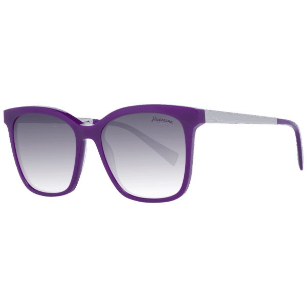 Ana Hickmann Quadrat Sonnenbrille HI9057 53D02 in Lila – 45° Seitenansicht