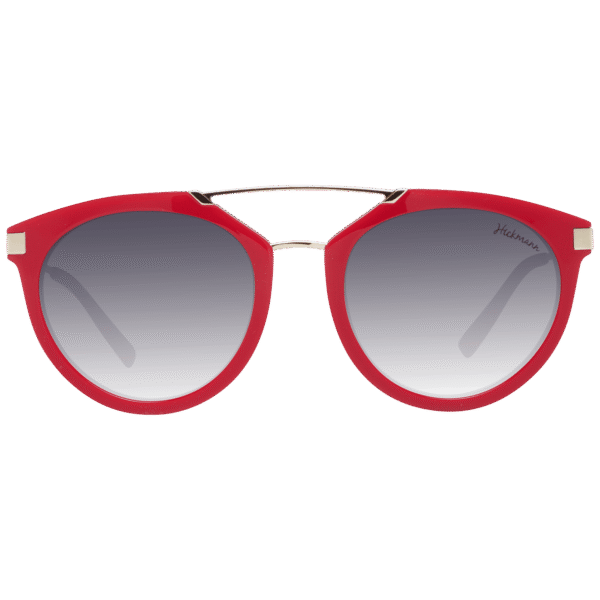 Ana Hickmann Sonnenbrille HI9061 53D01 – Frontansicht mit Metall & Kunststoff Rahmen und Lila Gläsern