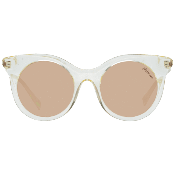 Ana Hickmann Sonnenbrille HI9063 49T02 – Frontansicht mit Kunststoff Rahmen und Gelb Gläsern
