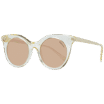 Ana Hickmann Schmetterling Sonnenbrille HI9063 49T02 in Gelb – 45° Seitenansicht