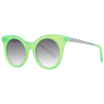 Ana Hickmann Schmetterling Sonnenbrille HI9063 49T03 in Grün – 45° Seitenansicht
