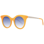 Ana Hickmann Schmetterling Sonnenbrille HI9063 49T04 in Gelb – 45° Seitenansicht