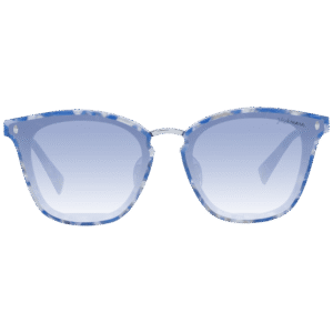 Ana Hickmann Sonnenbrille HI9065 49G22 – Frontansicht mit Metall & Kunststoff Rahmen und Blau Gläsern