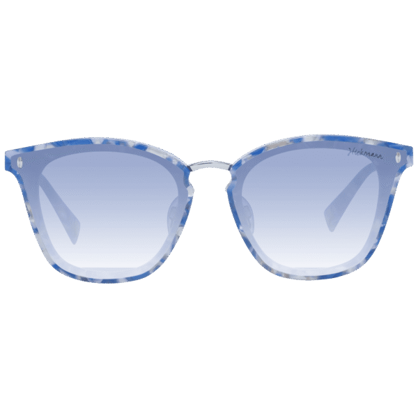 Ana Hickmann Sonnenbrille HI9065 49G22 – Frontansicht mit Metall & Kunststoff Rahmen und Blau Gläsern