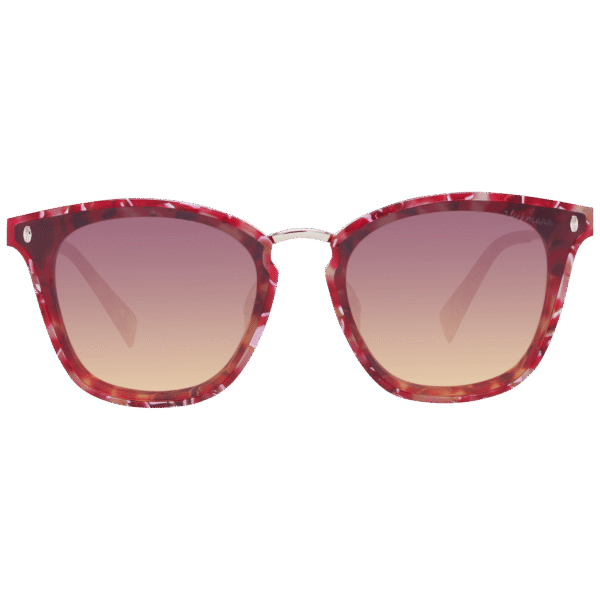 Ana Hickmann Sonnenbrille HI9065 49G23 – Frontansicht mit Metall & Kunststoff Rahmen und Braun Gläsern