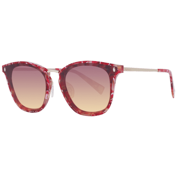 Ana Hickmann Katzenaugen Sonnenbrille HI9065 49G23 in Mehrfarbig – 45° Seitenansicht