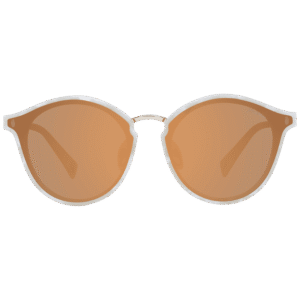 Ana Hickmann Sonnenbrille HI9066 49G21 – Frontansicht mit Kunststoff Rahmen und Braun Gläsern