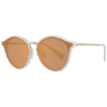 Ana Hickmann Katzenaugen Sonnenbrille HI9066 49G21 in Beige – 45° Seitenansicht