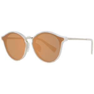 Ana Hickmann Katzenaugen Sonnenbrille HI9066 49G21 in Beige – 45° Seitenansicht