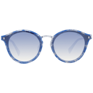 Ana Hickmann Sonnenbrille HI9066 49G22 – Frontansicht mit Metall & Kunststoff Rahmen und Blau Gläsern