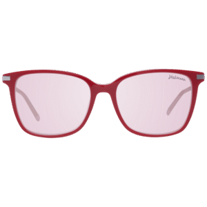 Ana Hickmann Sonnenbrille HI9067 55H04 – Frontansicht mit Metall & Kunststoff Rahmen und Rot Gläsern