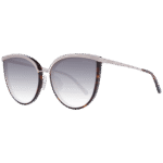Ana Hickmann Schmetterling Sonnenbrille HI9076 5921S in Braun – 45° Seitenansicht