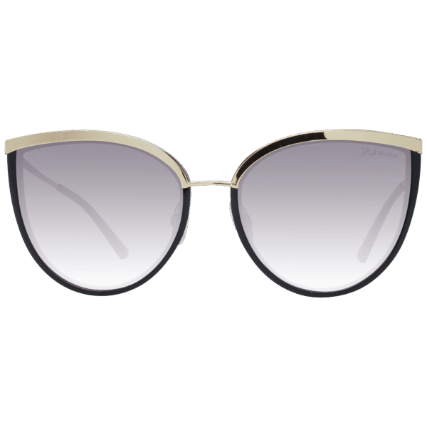 Ana Hickmann Sonnenbrille HI9076 59A01 – Frontansicht mit Azetat Rahmen und Braun Gläsern