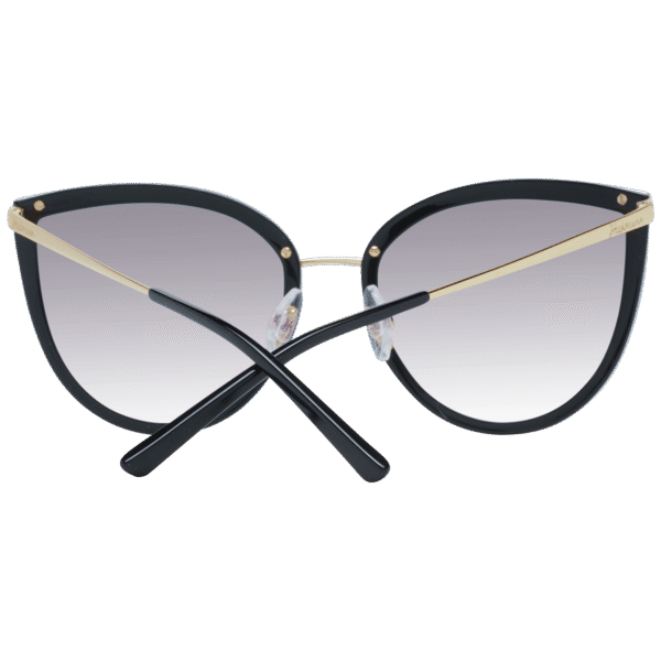 Rückansicht der Ana Hickmann Sonnenbrille HI9076 59A01 – Azetat Rahmen