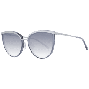 Ana Hickmann Katzenaugen Sonnenbrille HI9076 59T01 in Silber – 45° Seitenansicht