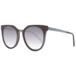Ana Hickmann Schmetterling Sonnenbrille HI9078 54D02 in Braun – 45° Seitenansicht