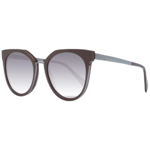 Ana Hickmann Schmetterling Sonnenbrille HI9078 54D02 in Braun – 45° Seitenansicht