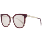 Ana Hickmann Schmetterling Sonnenbrille HI9079 54D01 in Rot – 45° Seitenansicht