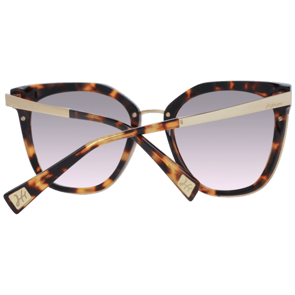 Rückansicht der Ana Hickmann Sonnenbrille HI9079 54G22 – Azetat Rahmen