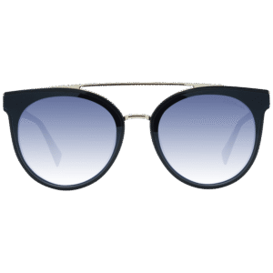 Ana Hickmann Sonnenbrille HI9080 62A02 – Frontansicht mit Azetat Rahmen und Blau Gläsern