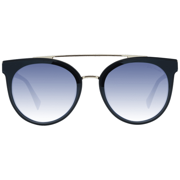 Ana Hickmann Sonnenbrille HI9080 62A02 – Frontansicht mit Azetat Rahmen und Blau Gläsern