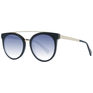 Ana Hickmann Pilotenbrille Sonnenbrille HI9080 62A02 in Schwarz – 45° Seitenansicht