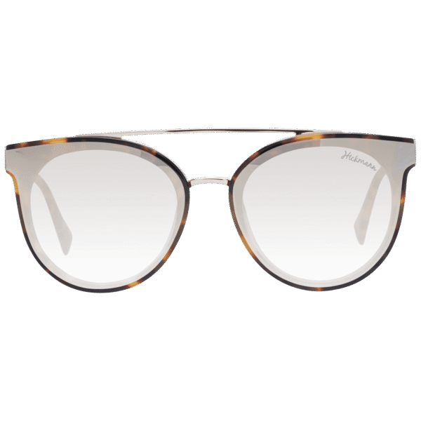 Ana Hickmann Sonnenbrille HI9080 62G21 – Frontansicht mit Metall & Kunststoff Rahmen und Braun Gläsern