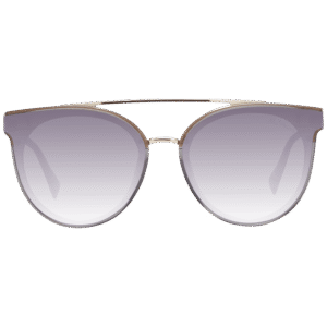 Ana Hickmann Sonnenbrille HI9080 62T03 – Frontansicht mit Metall & Kunststoff Rahmen und Braun Gläsern
