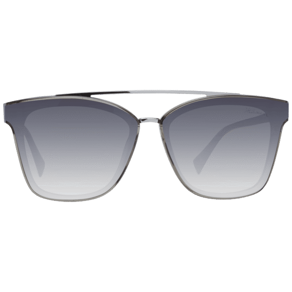 Ana Hickmann Sonnenbrille HI9081 66T01S – Frontansicht mit Azetat Rahmen und Grau Gläsern