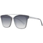 Ana Hickmann Pilotenbrille Sonnenbrille HI9081 66T01S in Grau – 45° Seitenansicht