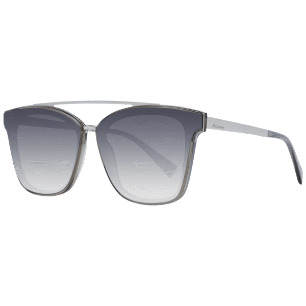 Ana Hickmann Sonnenbrille HI9081 66T01S – 45° Seitenansicht Ana Hickmann Pilotenbrille Sonnenbrille HI9081 66T01S in Grau – 45° Seitenansicht