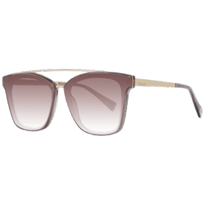 Ana Hickmann Quadrat Sonnenbrille HI9081 66T02 in Braun – 45° Seitenansicht