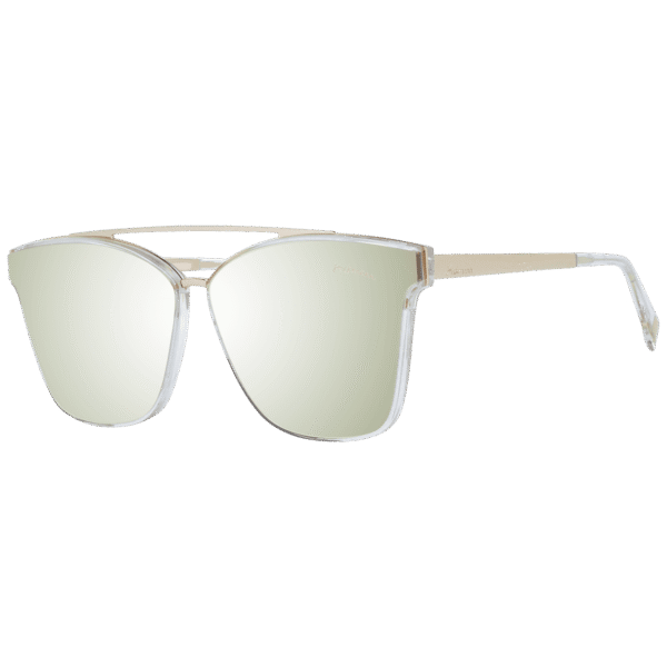 Ana Hickmann Katzenaugen Sonnenbrille HI9081 66T03 in Gold – 45° Seitenansicht